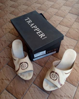 Scarpe beige Trapper n. 37