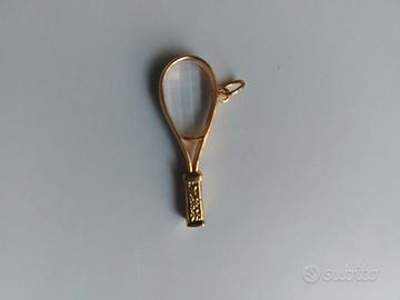 ciondolo racchette swarosk 