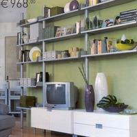 Libreria in metallo con mobile TV Ricci Casa