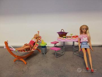 Barbie con set picnic 