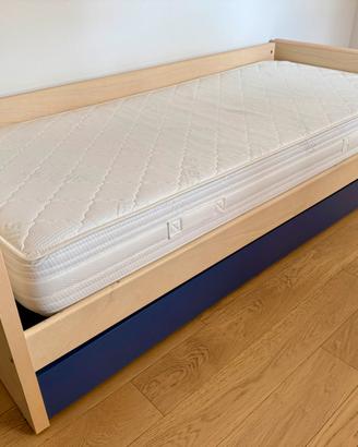 Letto singolo e estraibile Doimo con 2 materassi