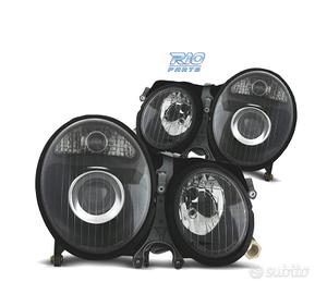 FARI PER MERCEDES CLASSE E W210 99-02 FONDO NERO
