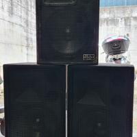 3 casse Bdx 500w rms (pasive)