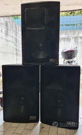 3 casse Bdx 500w rms (pasive)