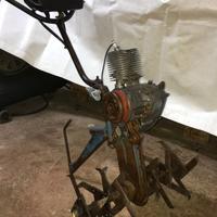 Motocoltivatore trattore vintage antico espositivo