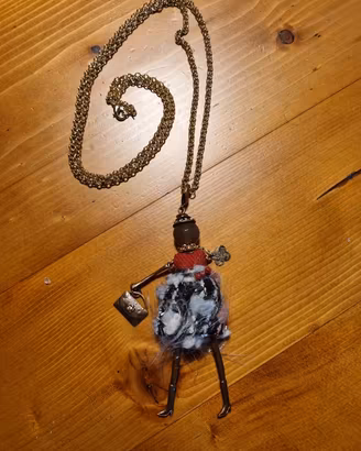 Collana con bambolina "Le Carose" - Toco d'Encanto