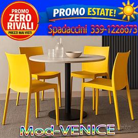 Sedie Esterno Bar-Giardino-Ristorante in Polipropi