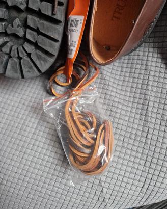 scarpe marroni trussardi 