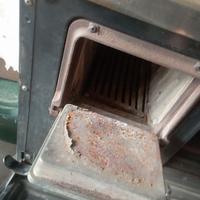 stufa a legna con cucina