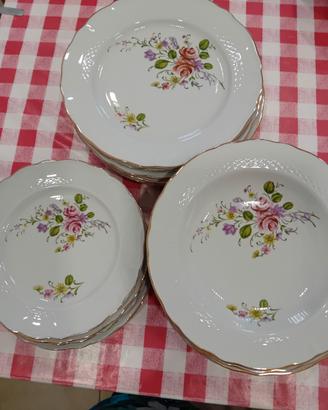 servizio piatti vintage porcellana royal 
