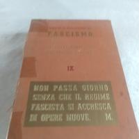 raccolta libri sul fascismo 