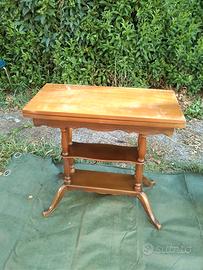 Vecchia consolle tavolino da gioco vintage