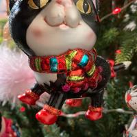 Addobbo per albero di natale in vetro soffiato