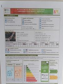 4 Locali in classe A1 con box e cantina
