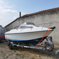Barca Pilotina 6 m con motore 40cv e carrello