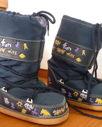 dopo sci  Fun snow wave bambini piede 33-34