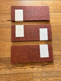 3 quadri in cartapesta