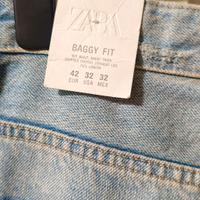 Zara Baggy Jeans Strappati