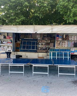 furgone cassonato attrezzato per ambulanti