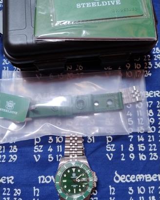 Orologio subacqueo Steeldive Submariner
