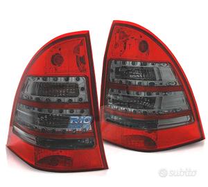 FANALI MERCEDES CLASSE C W203 00-07 LED ROSSO BIAN