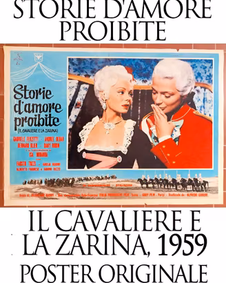 Storie D'Amore Proibite 1959 Poster Vintage Debar