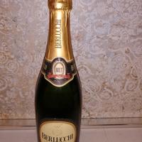 Bottiglia berlucchi cuvee' imperiale vino spumante
