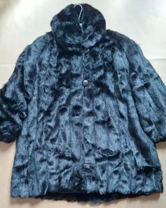 Giacca pelliccia visone nero