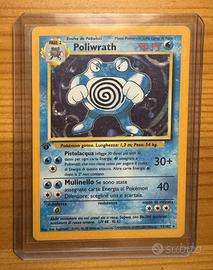 Pokemon Poliwrath set base prima edizione ITA