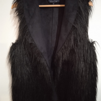 Armani pellicciotto sintetico smanicato