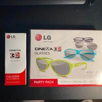Party Pack + 2 occhiali Extra! 6 Paia LG Cinema 3D