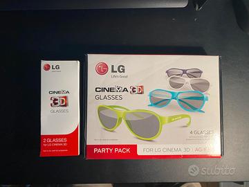 Party Pack + 2 occhiali Extra! 6 Paia LG Cinema 3D