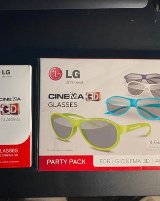 Party Pack + 2 occhiali Extra! 6 Paia LG Cinema 3D