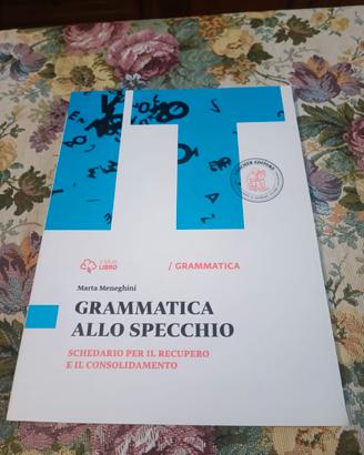 libro di testo, grammatica allo specchio
