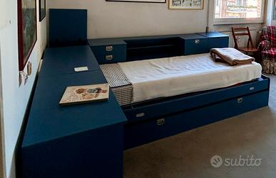 Cameretta ragazzo con mobile e 2º letto estraibile