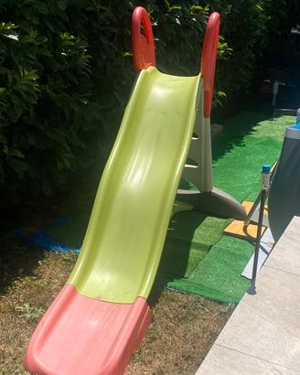Scivolo giardino grande con attacco acqua smoby