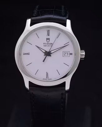 Tudor Geneve steel 37 mm ref 37000 serviced Tudor