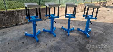 Cavalletti per convergenza assetto ruote OMCN 371