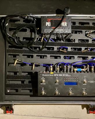 Rockboard 5.2 + Hard Case + Patchbay + Voodoo.