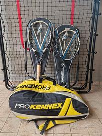 Racchette tennis e borsa