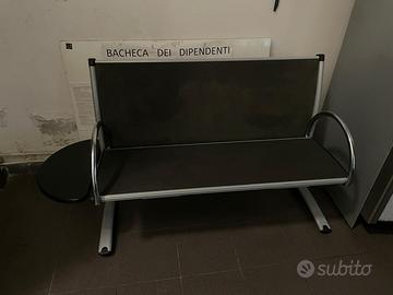 3 divanetti per sala d'attesa misure 120x60x85