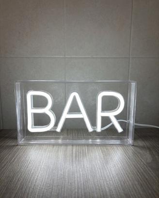 Lampada Led Neon “BAR” Just Light con presa USB