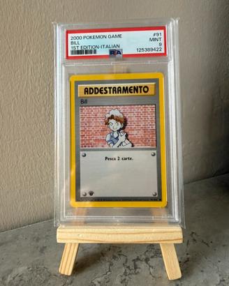 Bill PSA 9 Set base 1ST edition italiana