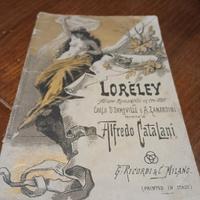 Raro Libretto Opera "LORELEY" (1893) - Illustrato