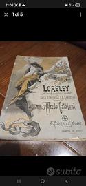 Raro Libretto Opera "LORELEY" (1893) - Illustrato