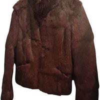 Giacca da donna in lapin color bordeaux - Heich