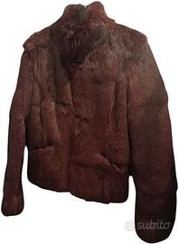 Giacca da donna in lapin color bordeaux - Heich