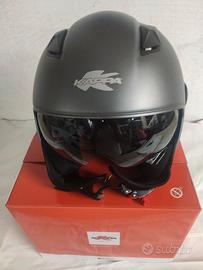 casco Kappa XL moto motorino Matt Titanium
