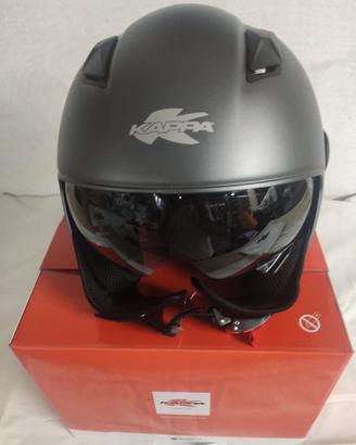 casco Kappa XL moto motorino Matt Titanium