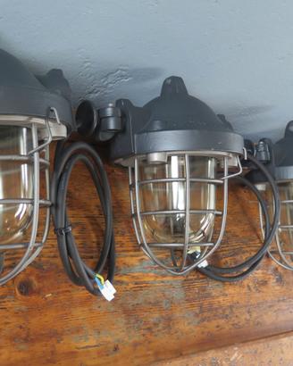 LAMPADA A SOSPENSIONE STILE INDUSTRIALE 4pz